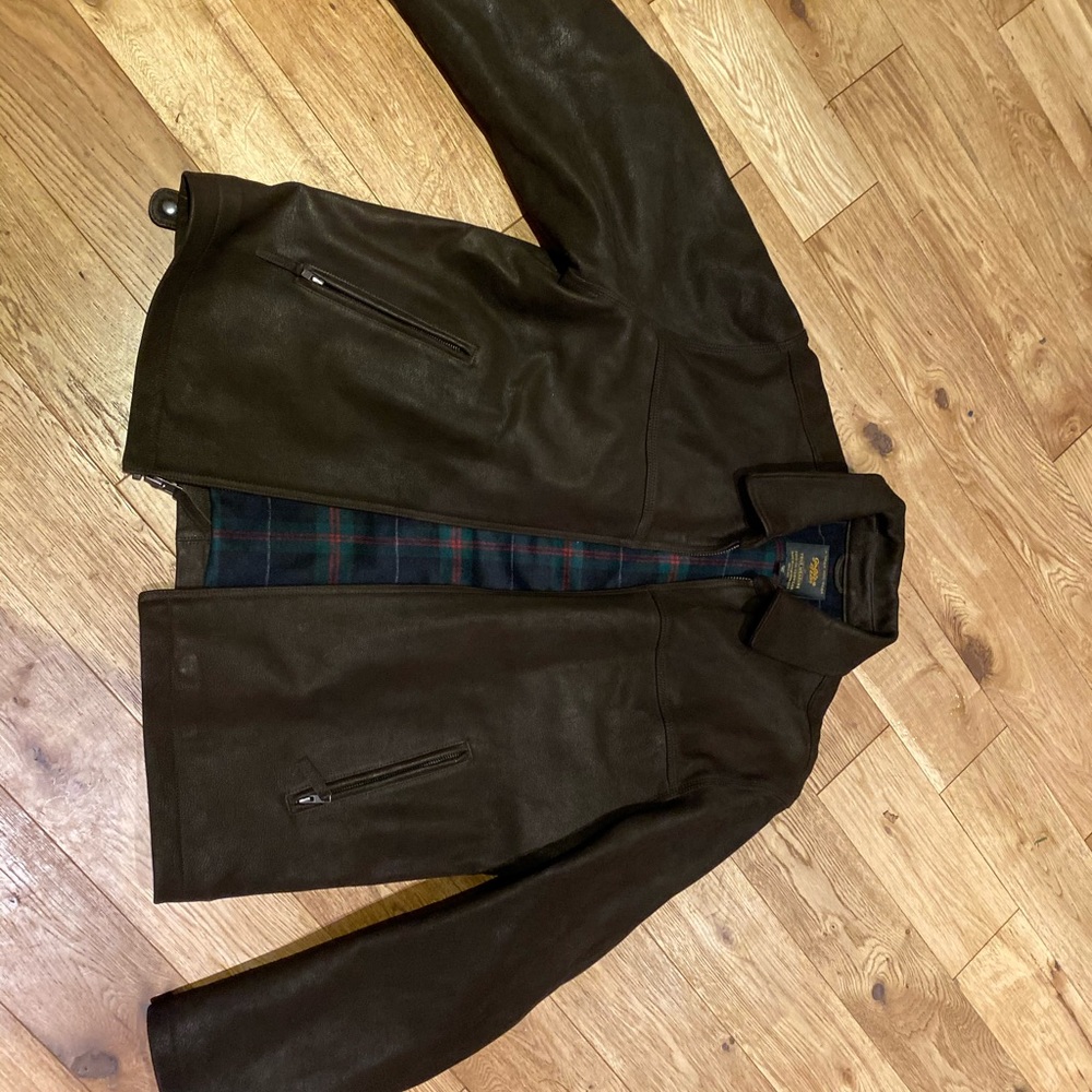 Golden Bear Sportswear Brown Leather Jacket